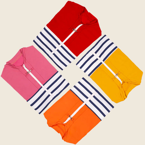 Tee-shirt anti-noyade pour enfant Floatee, toutes les couleurs (jaune, orange, rouge, rose)