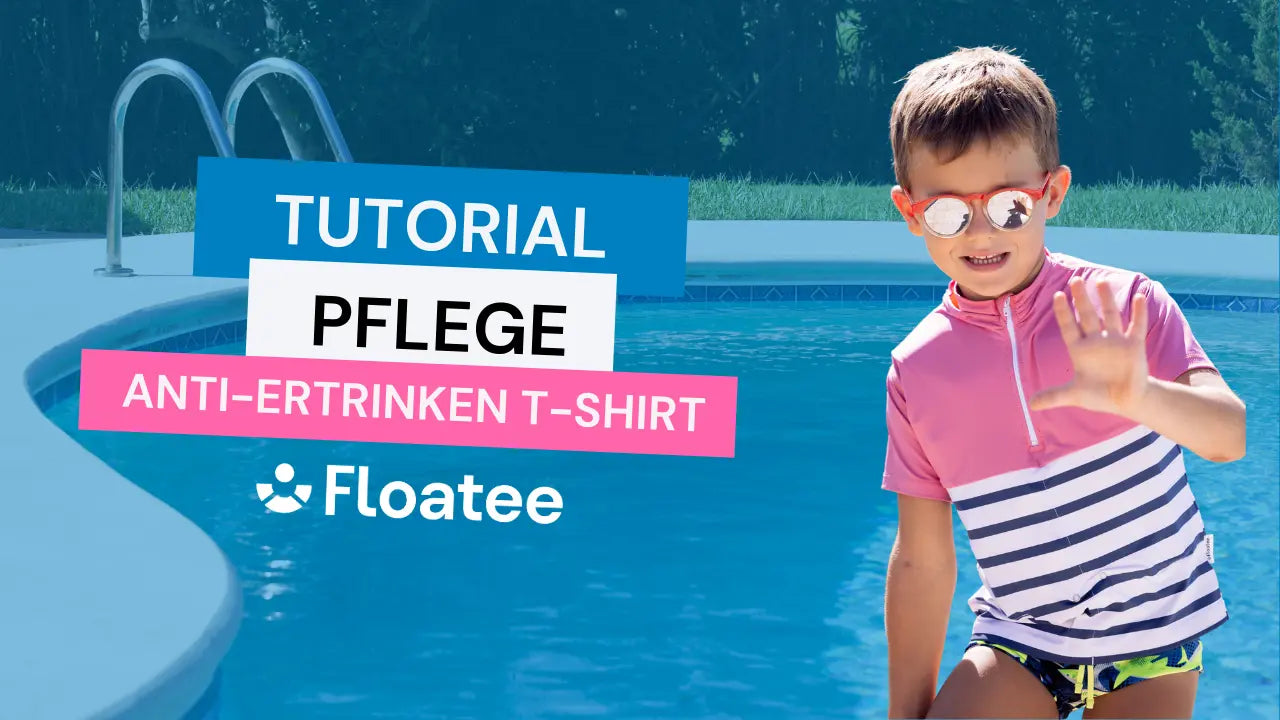 Video laden: Tutorial Floatee Pflege des Anti-Ertrinken T-Shirts für Kinder