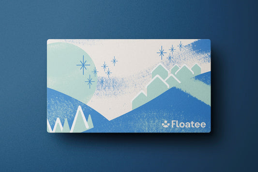 Floatee carte cadeau bleue