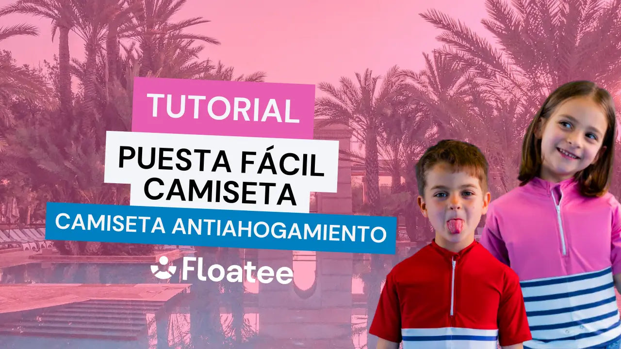 Cargar video: Tutorial de camiseta antiahogamiento infantil fácil de poner