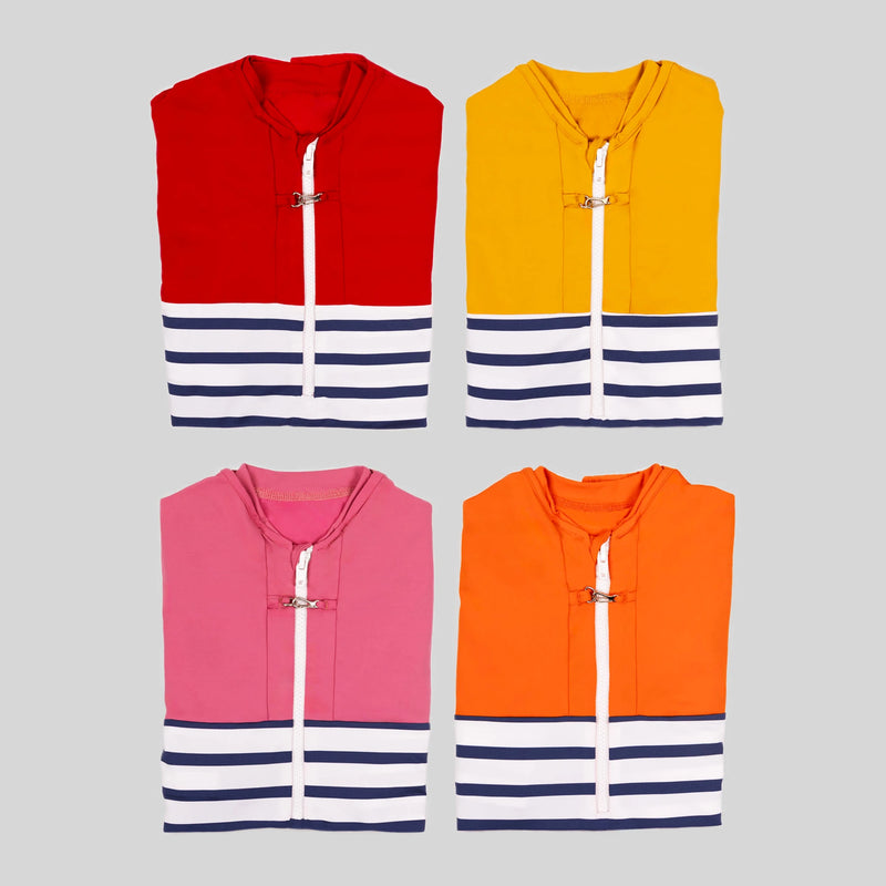 Tee-shirt anti-noyade pour enfant Floatee,  toutes les couleurs (jaune, orange, rouge, rose)