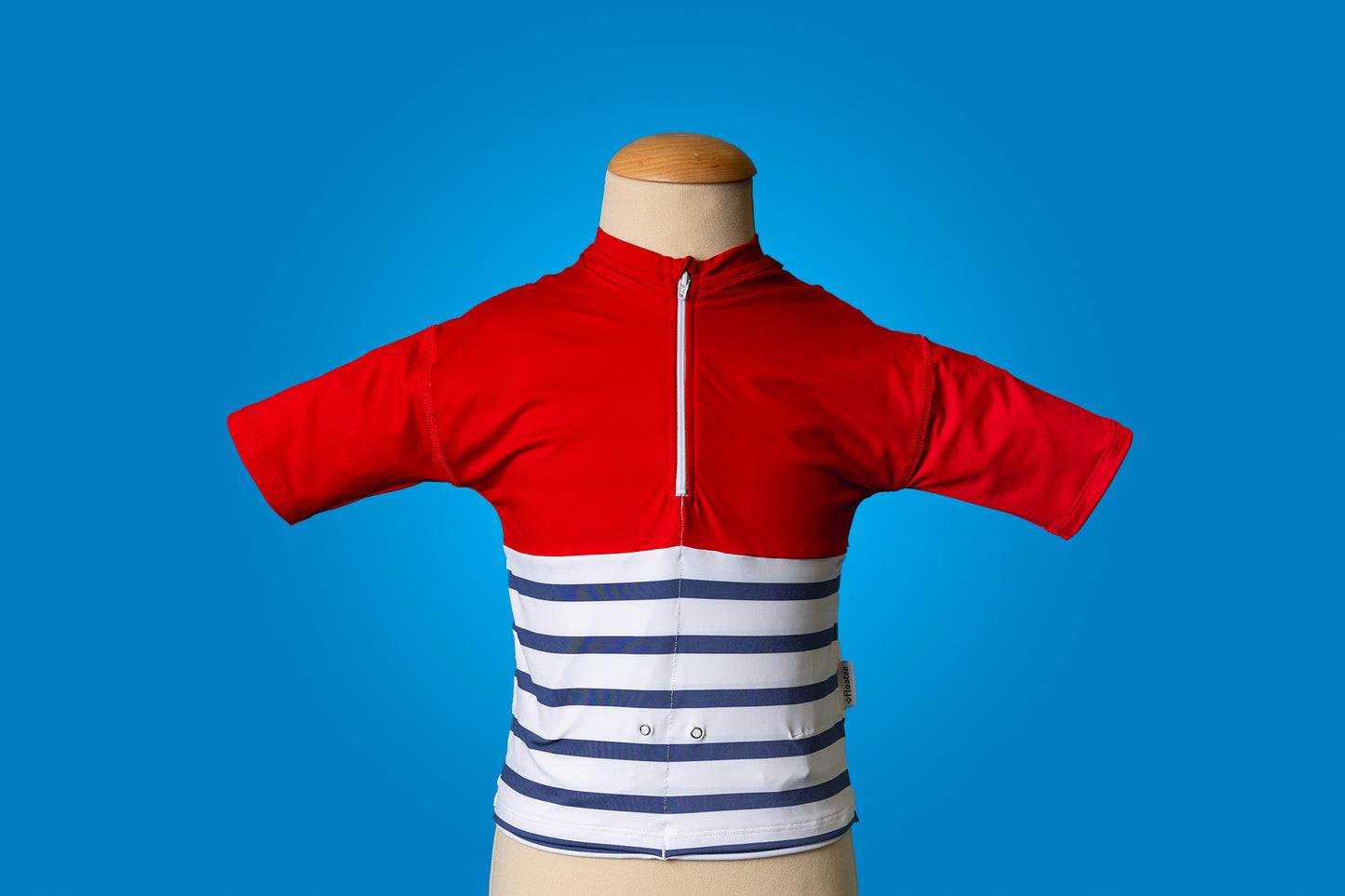 Floatee tee-shirt anti-noyade enfant - rouge manches courtes