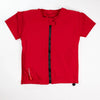 Tee-shirt anti-noyade enfant Floatee, taille 6-12 ans, rouge, manches courtes, vue packshot