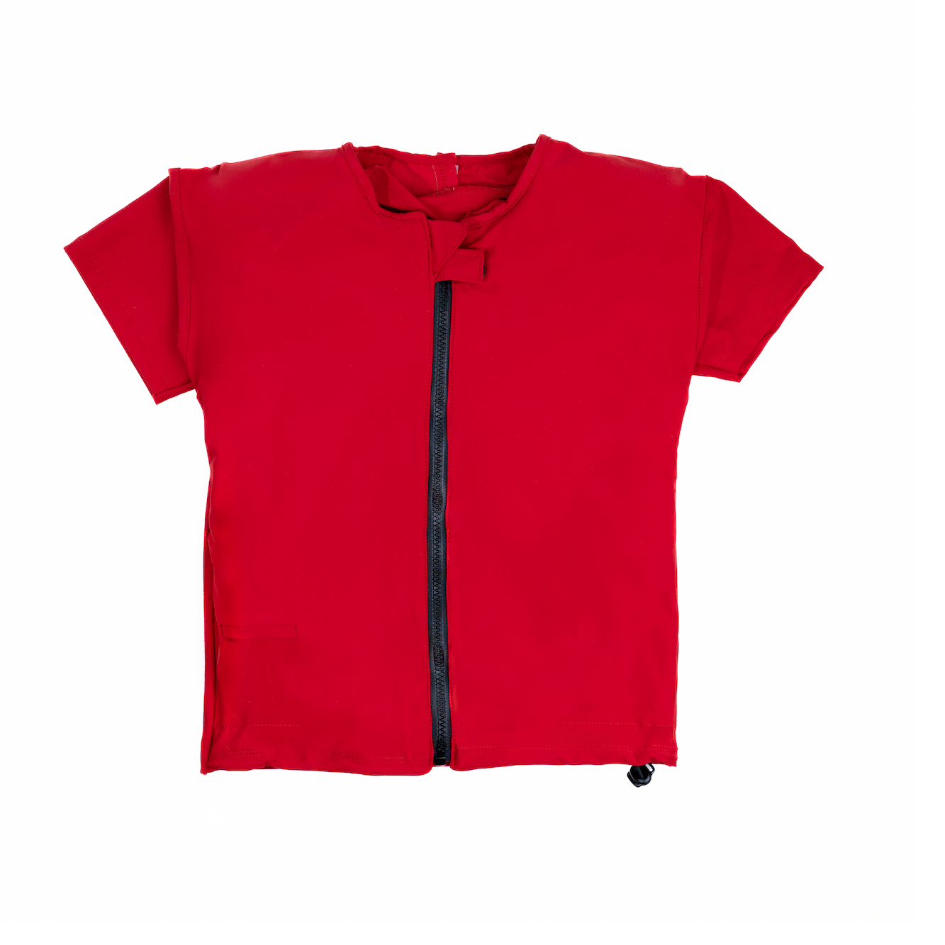 Tee-shirt anti-noyade enfant Floatee, taille 6-12 ans, rouge, manches courtes, vue packshot